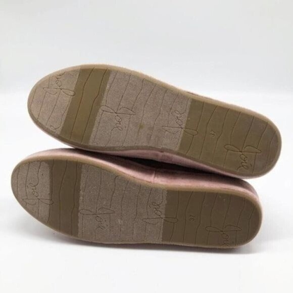 JOIE Daryl Velvet Light Mauve Low Top Sneakers  - Picture 8 of 8